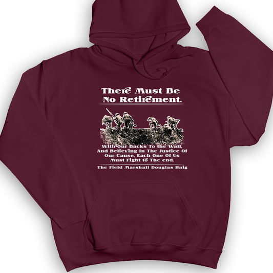 Douglas Haig Hoodie Maroon / S