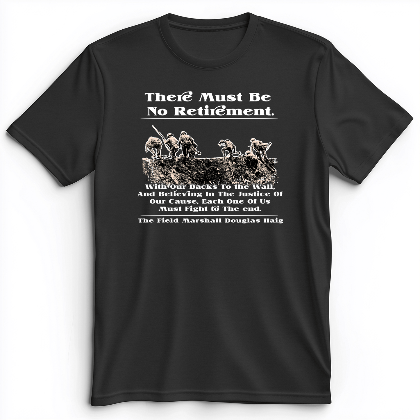 Douglas Haig Premium Tee Dark Grey Heather / S