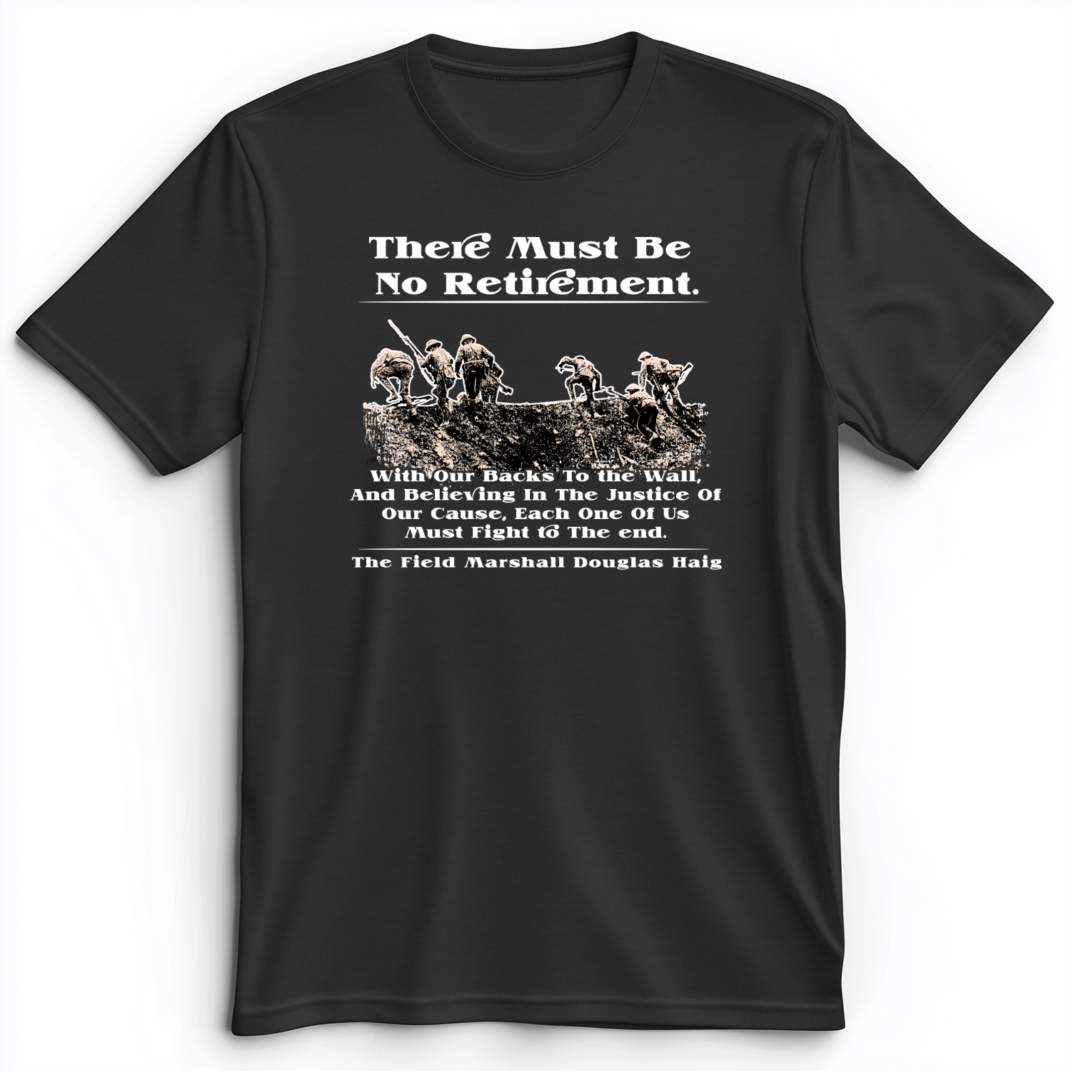 Douglas Haig Premium Tee Dark Grey Heather / S