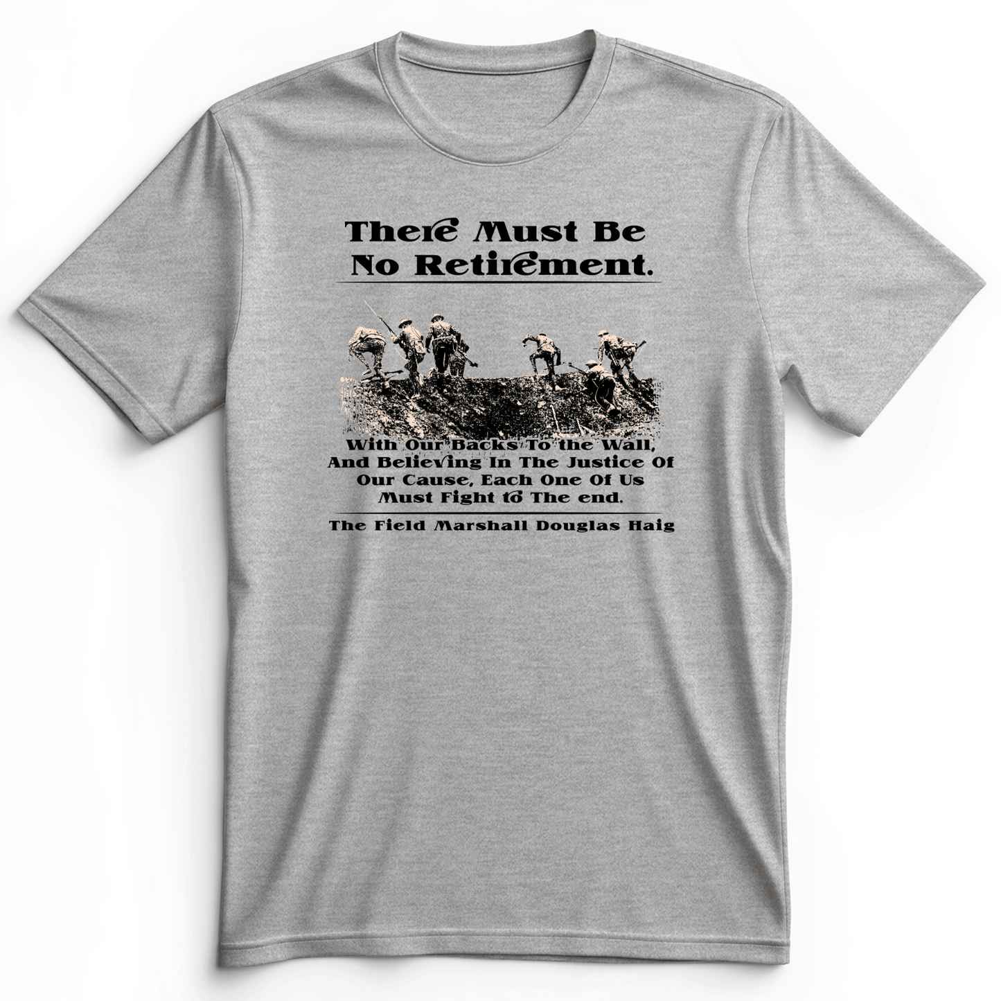 Douglas Haig Premium Tee Athletic Heather / S