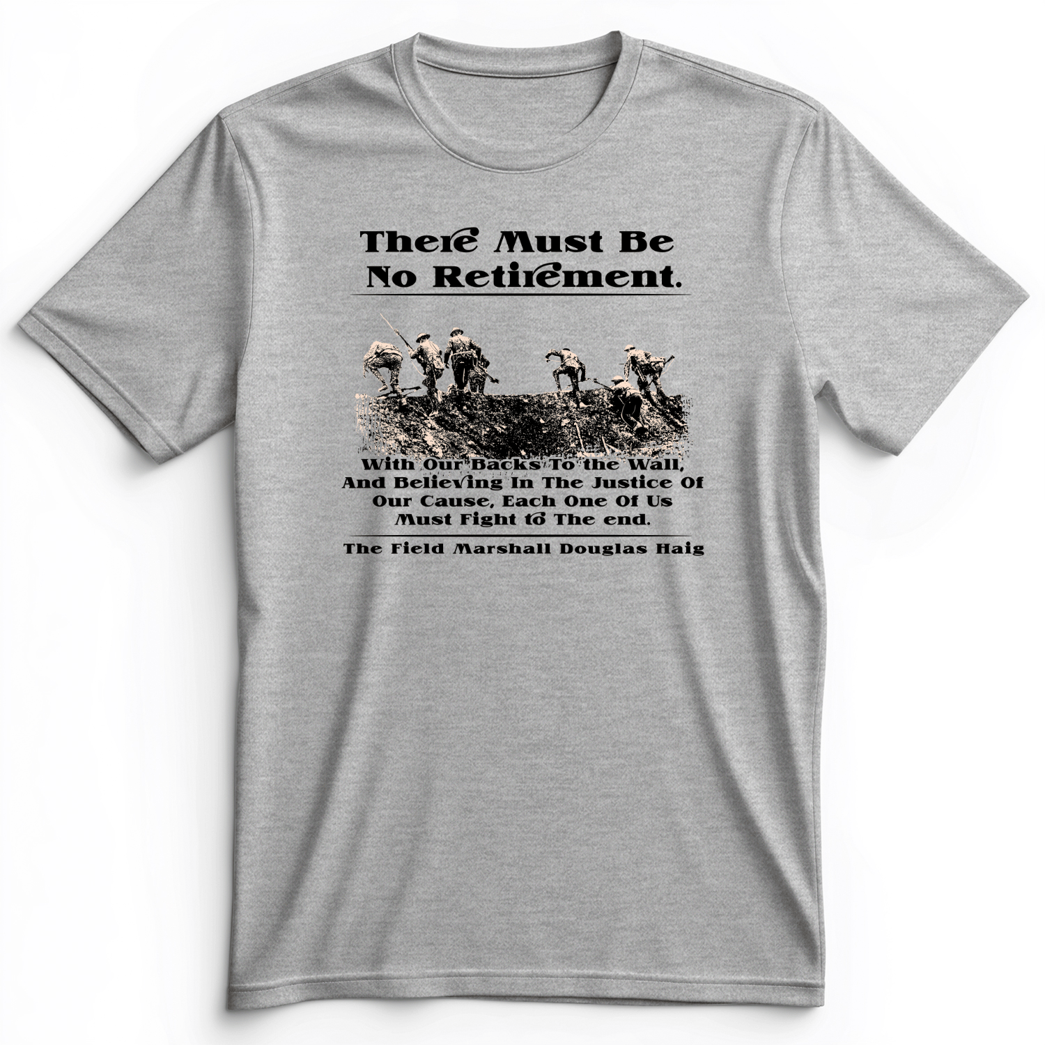 Douglas Haig Premium Tee Athletic Heather / S