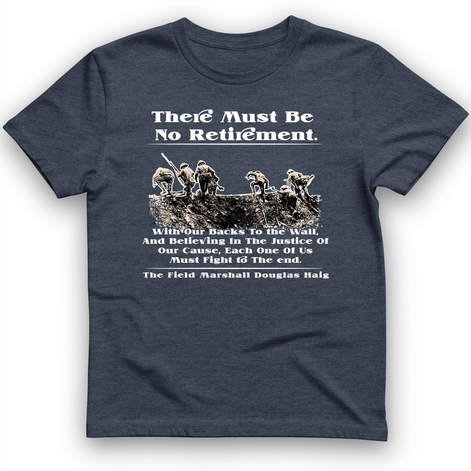 Douglas Haig T-Shirt Heather Navy / S