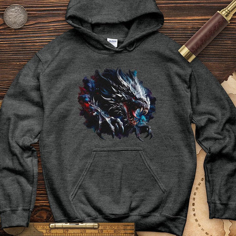 Dragon Hoodie Dark Heather / S