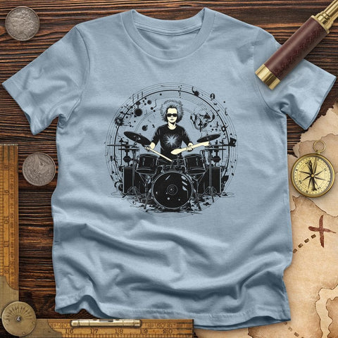 Drummer High Quality Tee Light Blue / S