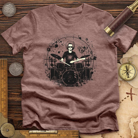 Drummer High Quality Tee Heather Mauve / S