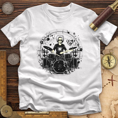 Drummer High Quality Tee White / S