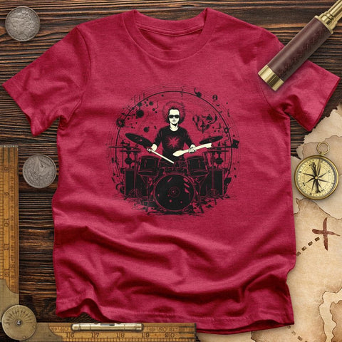 Drummer High Quality Tee Heather Red / S