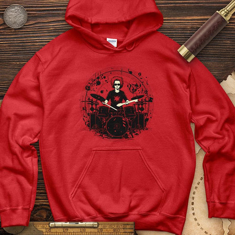 Drummer Hoodie Red / S