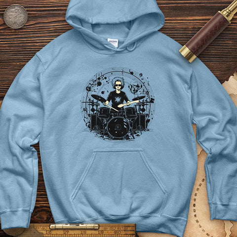 Drummer Hoodie Light Blue / S