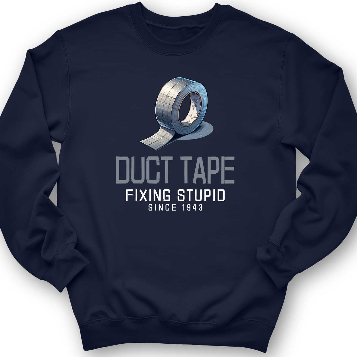 Duct Tape Crewneck Navy / S