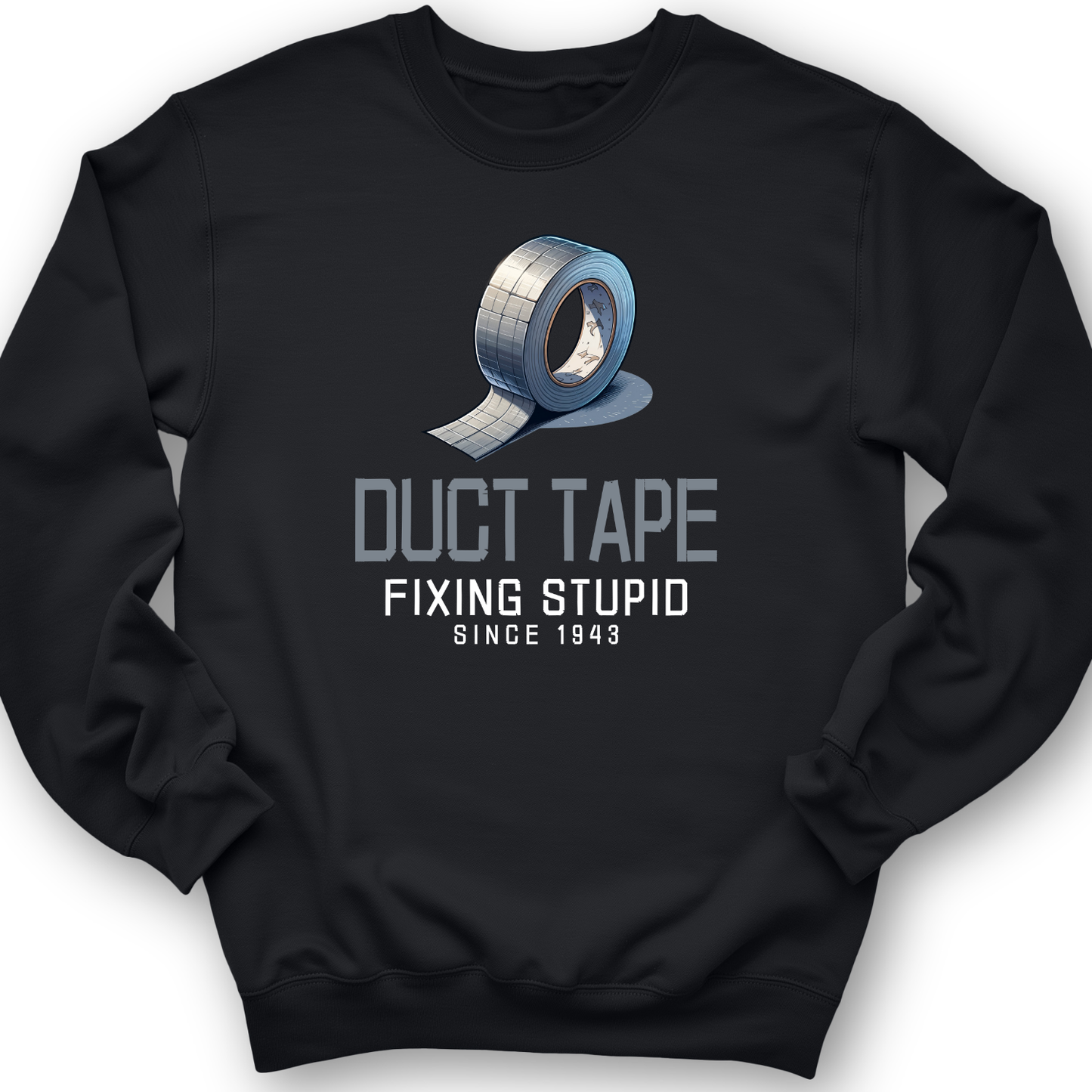 Duct Tape Crewneck Black / S
