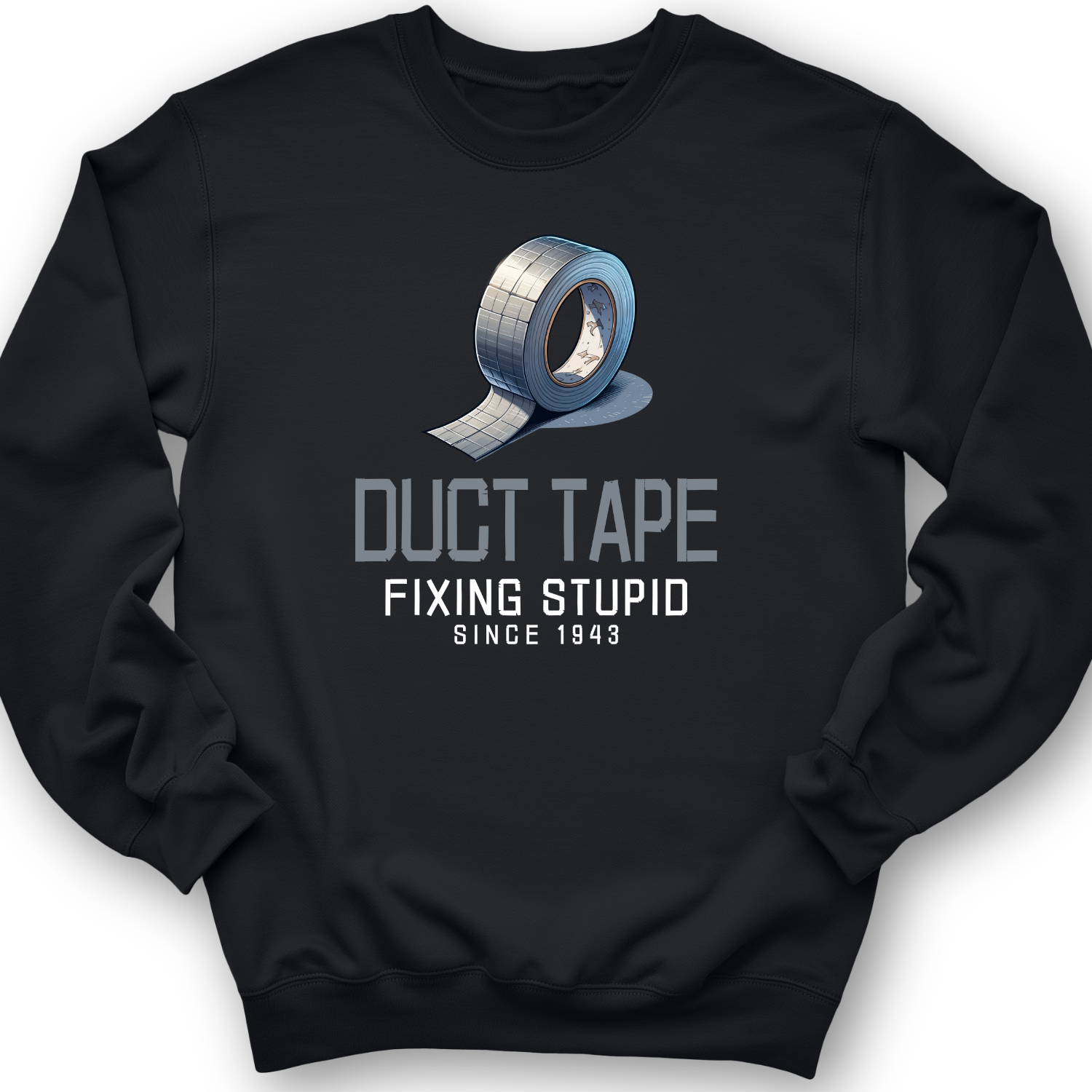 Duct Tape Crewneck Black / S