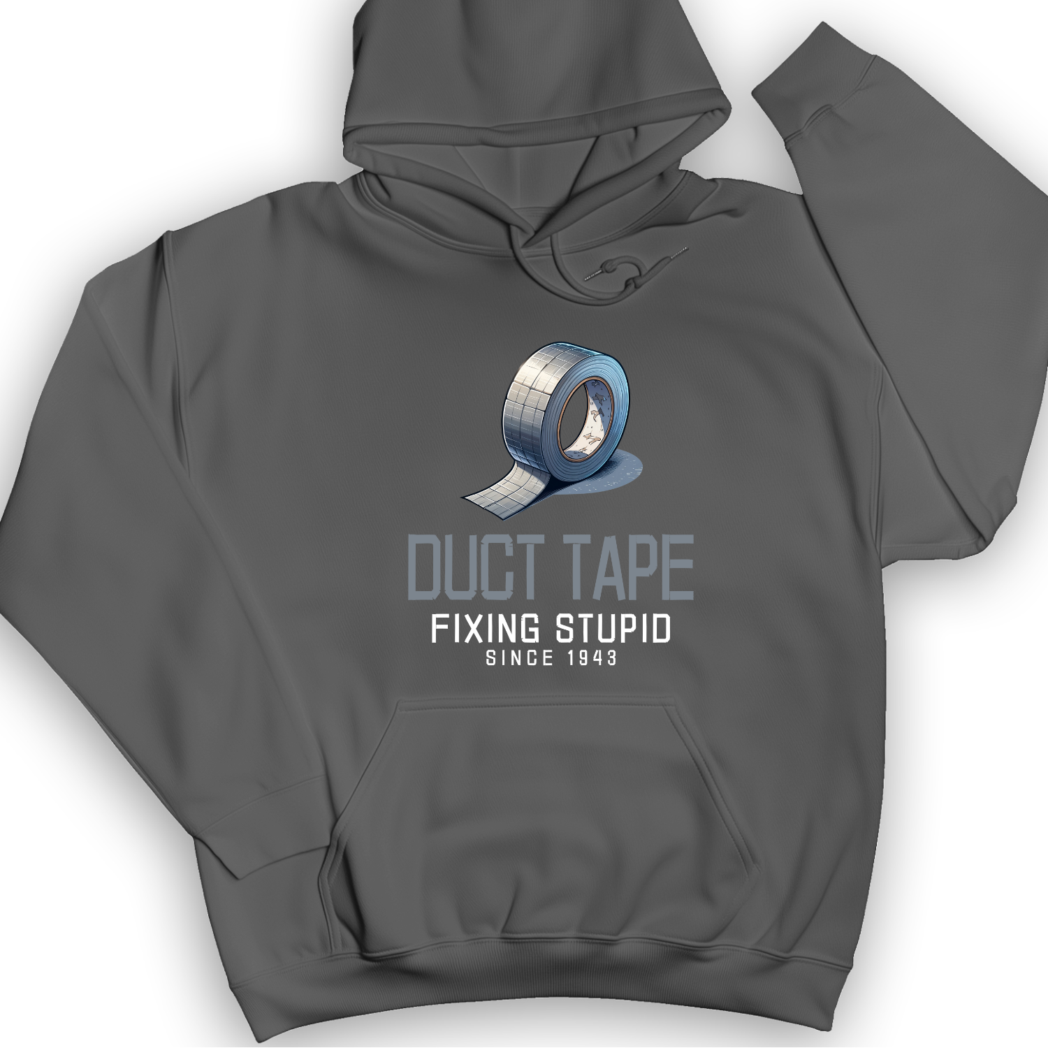 Duct Tape Hoodie Charcoal / S