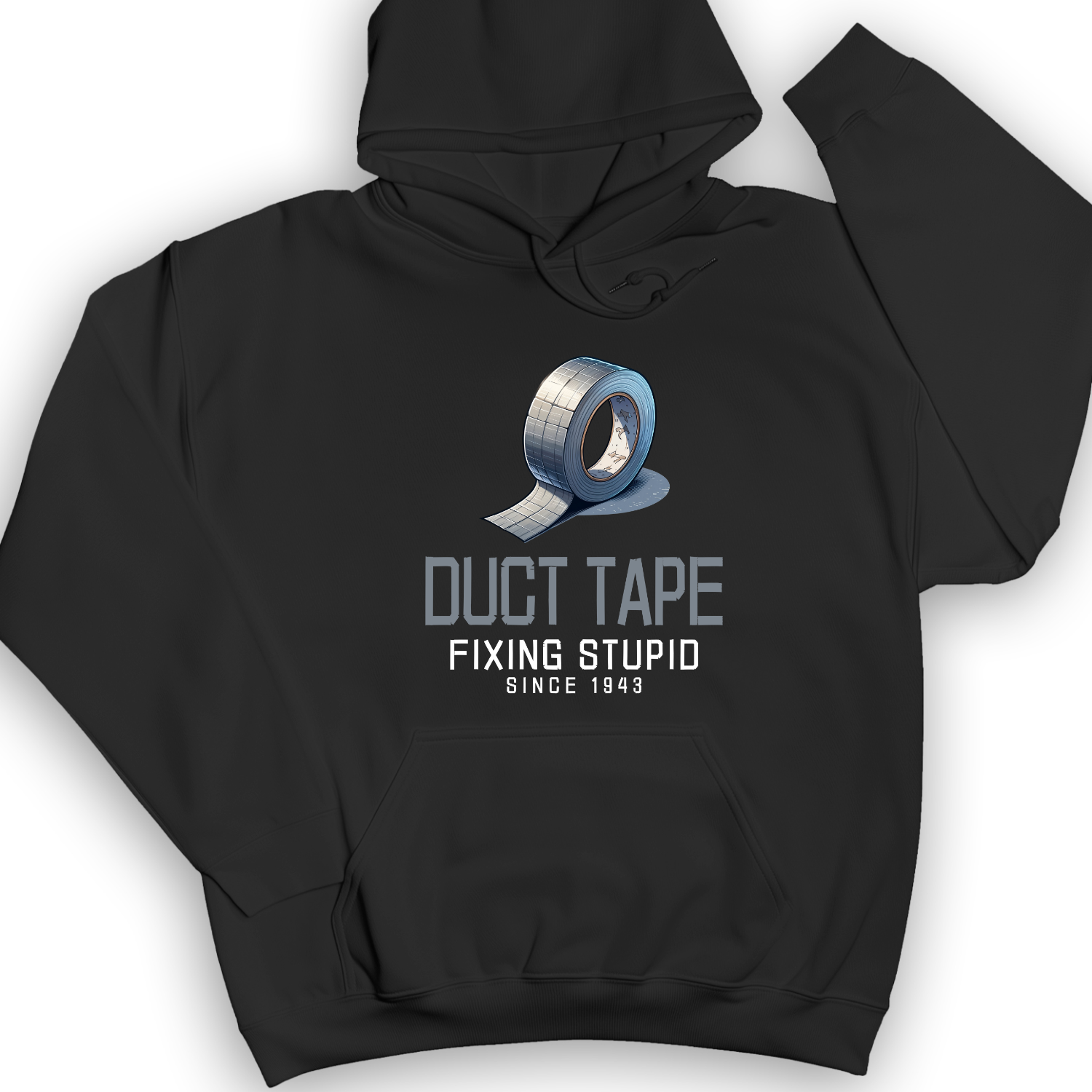 Duct Tape Hoodie Black / S