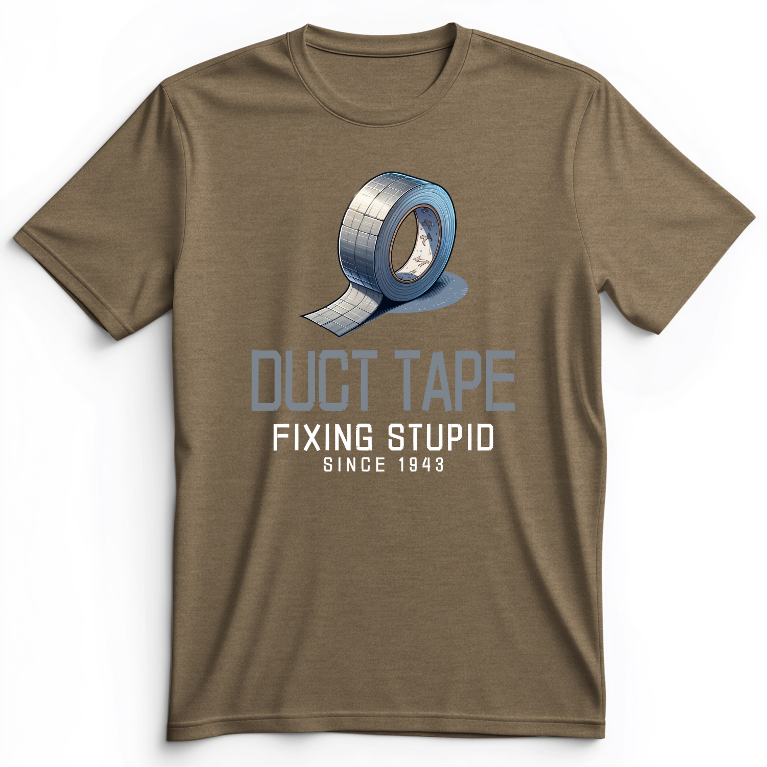 Duct Tape Premium Tee Heather Olive / S