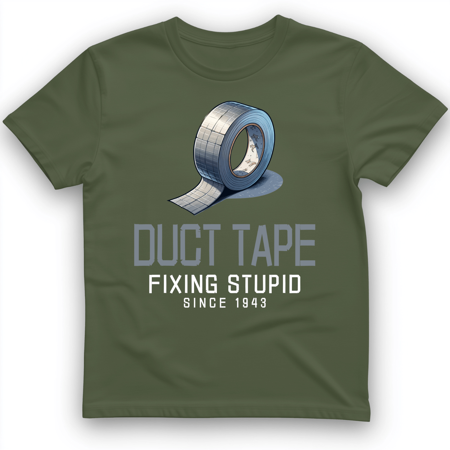Duct Tape T-Shirt Military Green / S
