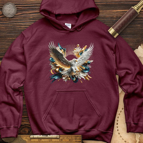 Eagle Hoodie Maroon / S