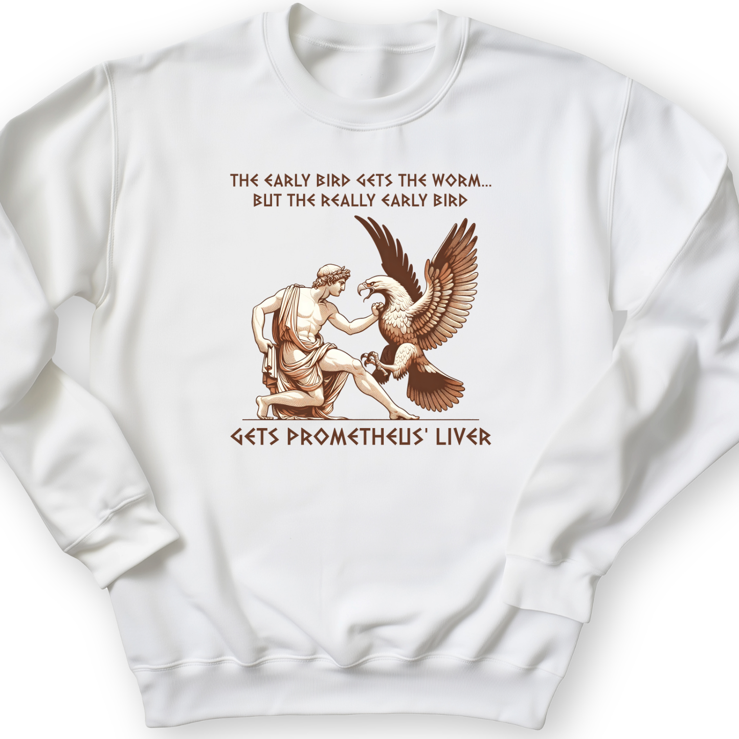 Early Bird Crewneck White / S