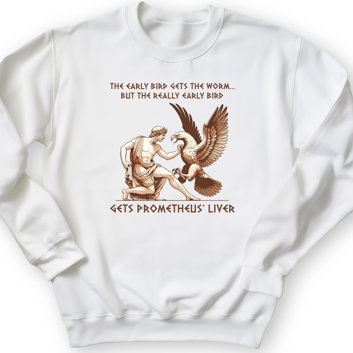 Early Bird Crewneck White / S