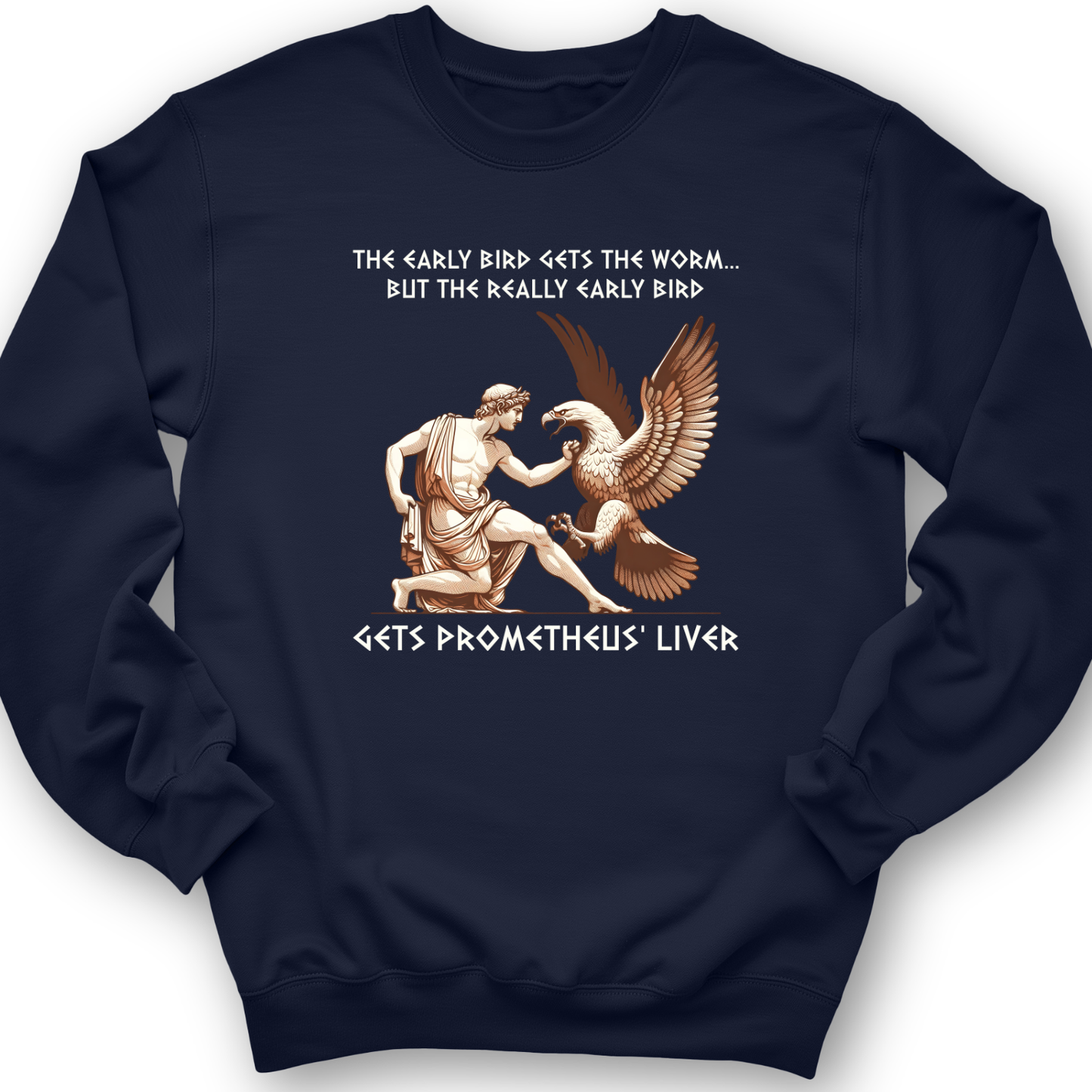 Early Bird Crewneck Navy / S