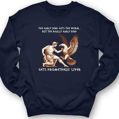 Early Bird Crewneck Navy / S