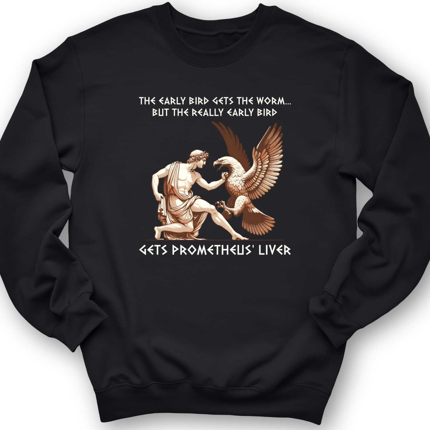 Early Bird Crewneck Black / S