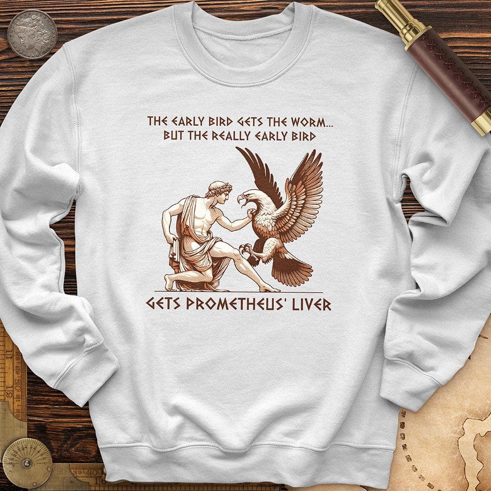 Early Bird Crewneck White / S