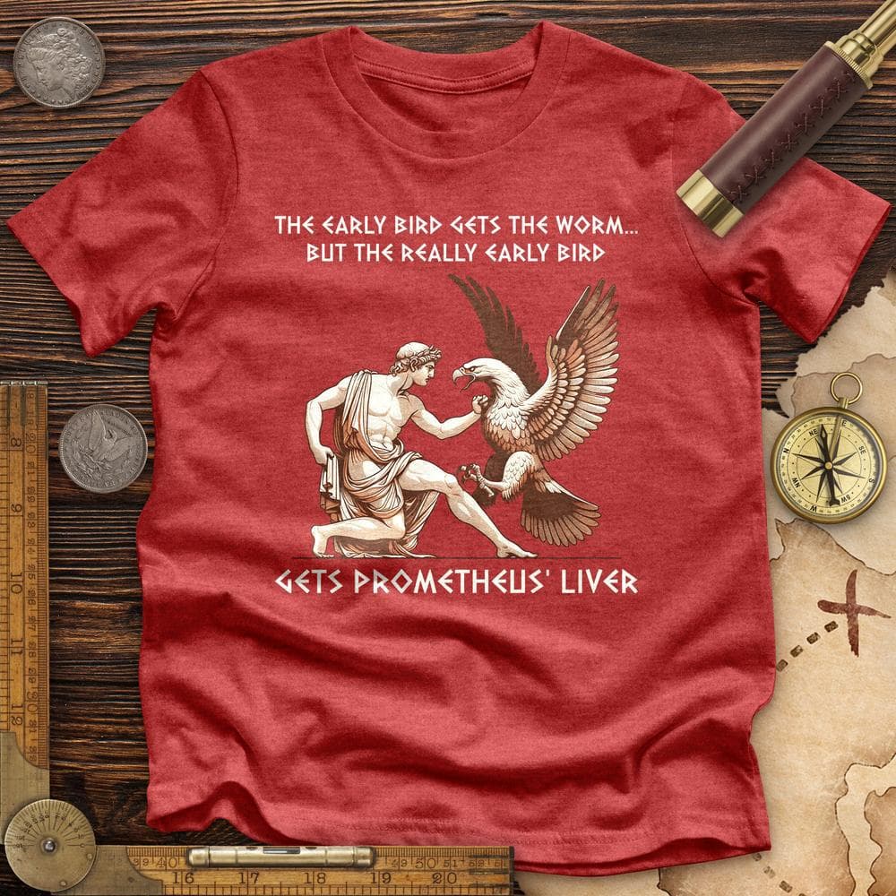 Early Bird High Quality Tee Heather Red / S