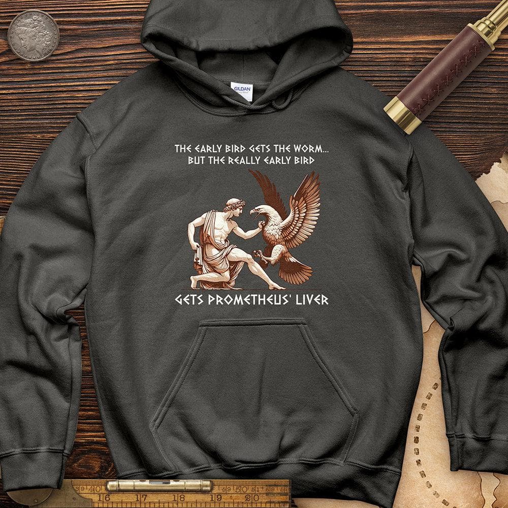 Early Bird Hoodie Charcoal / S