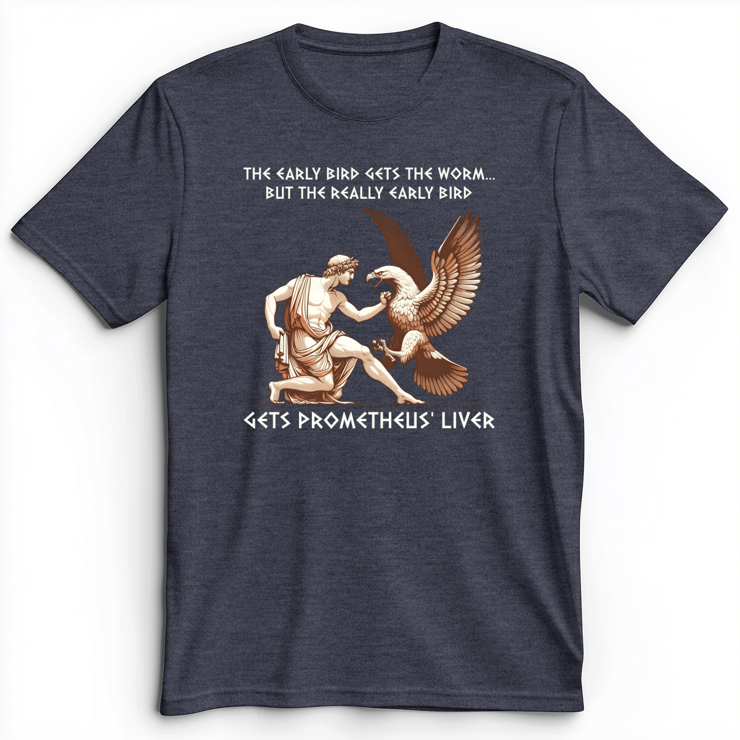 Early Bird Premium Tee Heather Navy / S