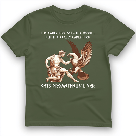 Early Bird T-Shirt Military Green / S