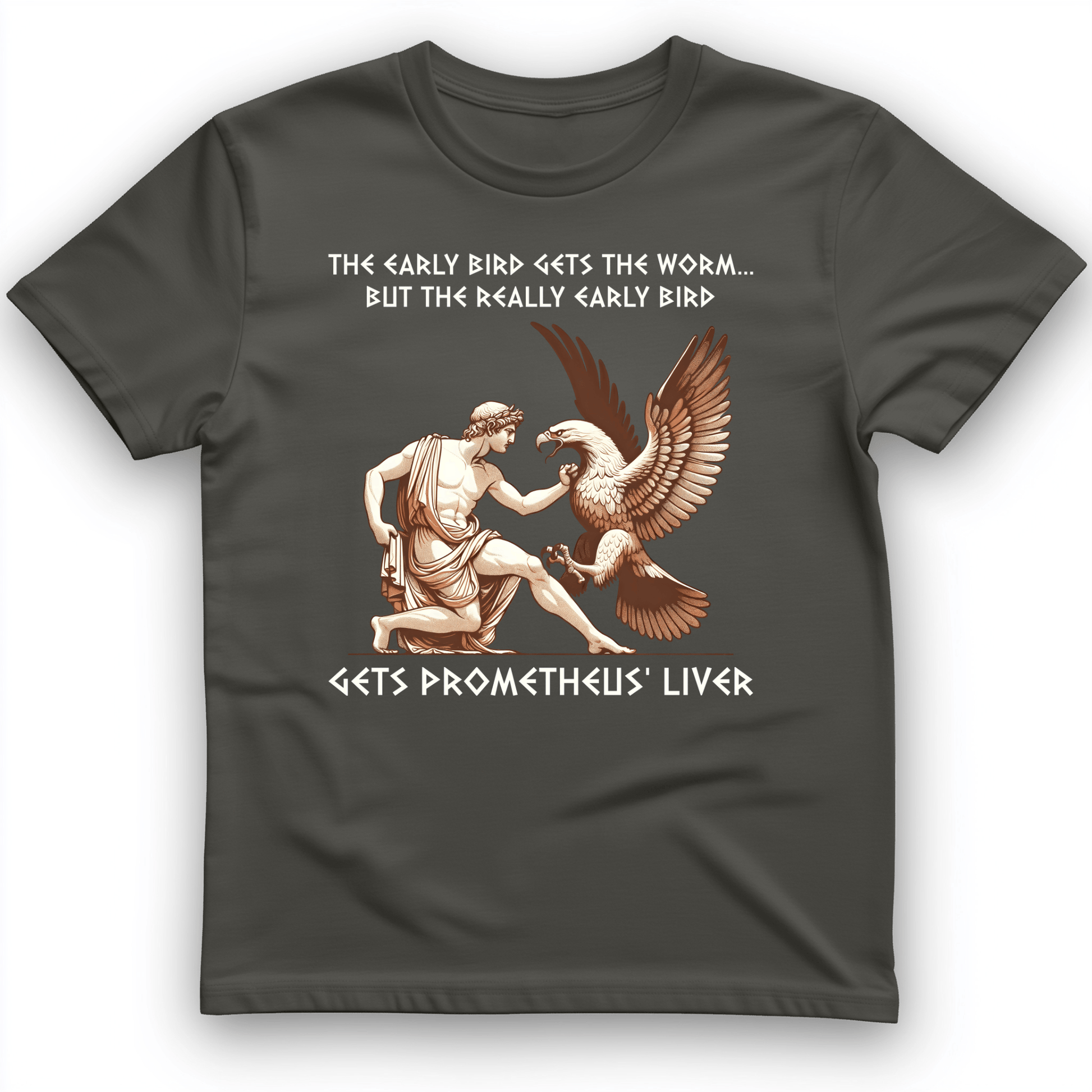 Early Bird T-Shirt Charcoal / S