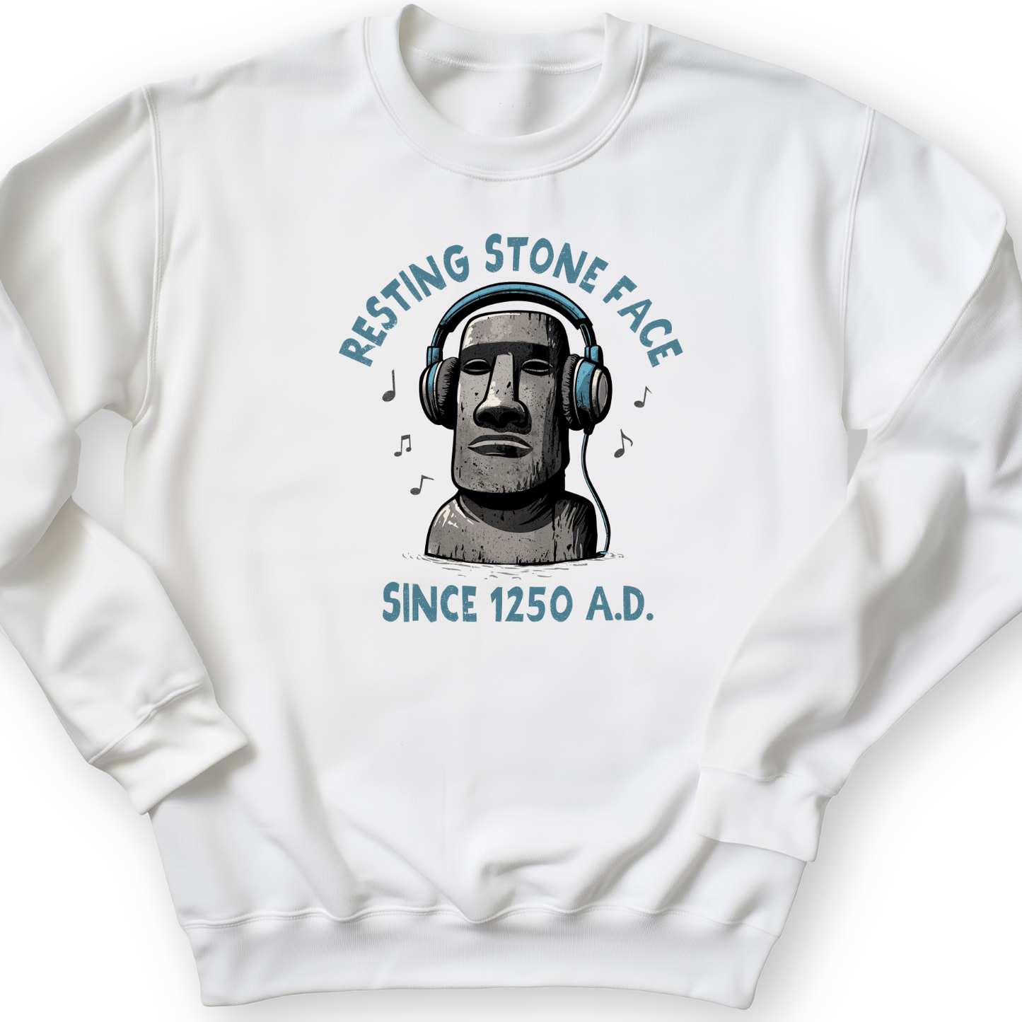 Easter Island Crewneck White / S