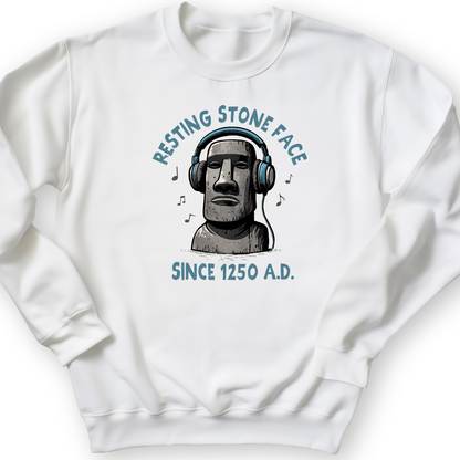 Easter Island Crewneck White / S