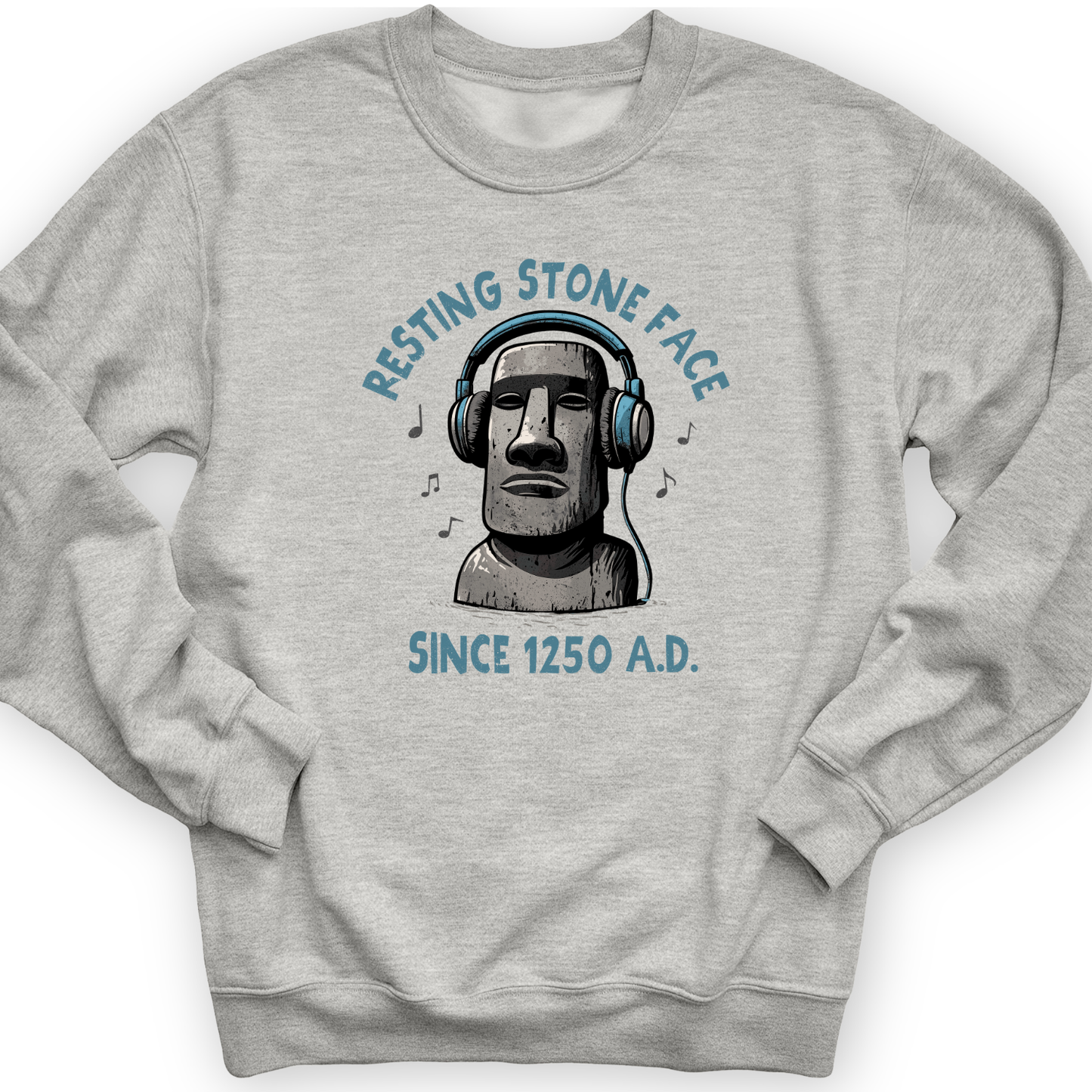 Easter Island Crewneck Sport Grey / S