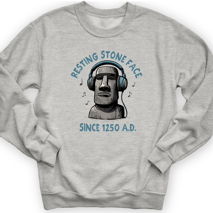 Easter Island Crewneck Sport Grey / S