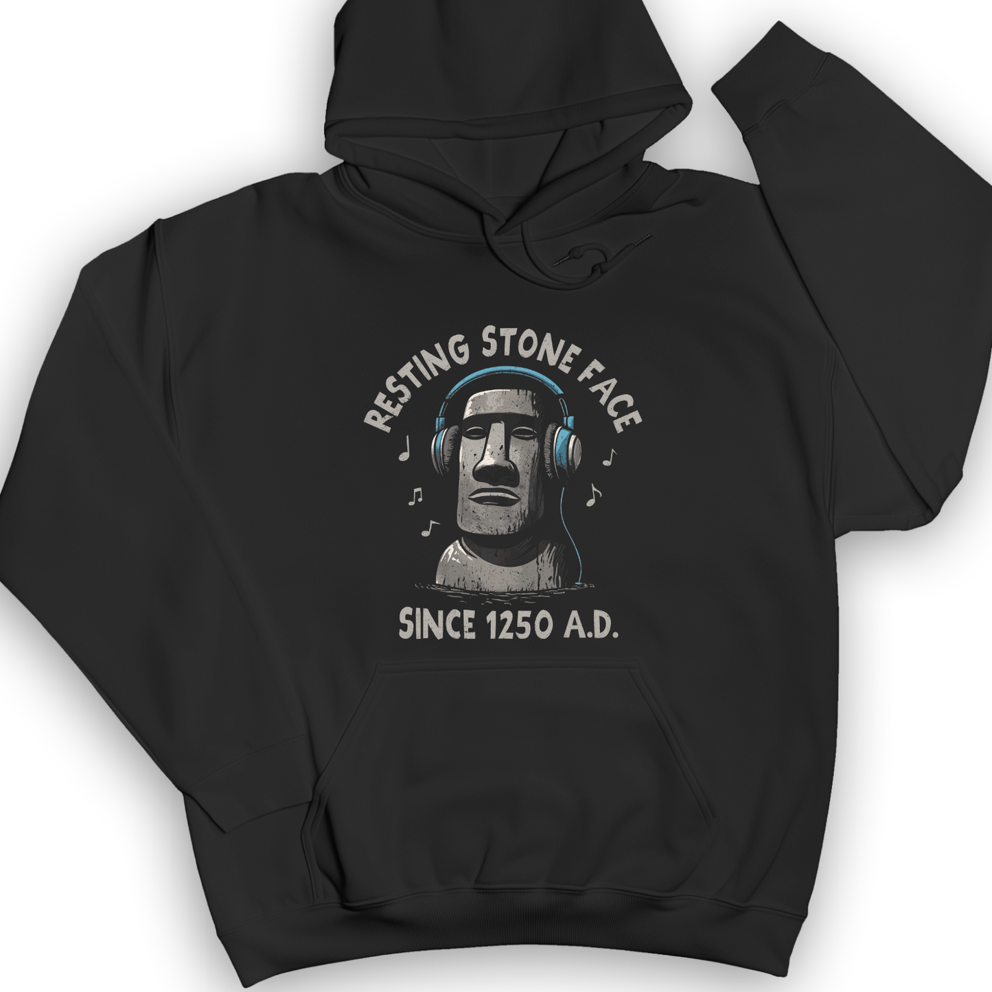 Easter Island Hoodie Black / S