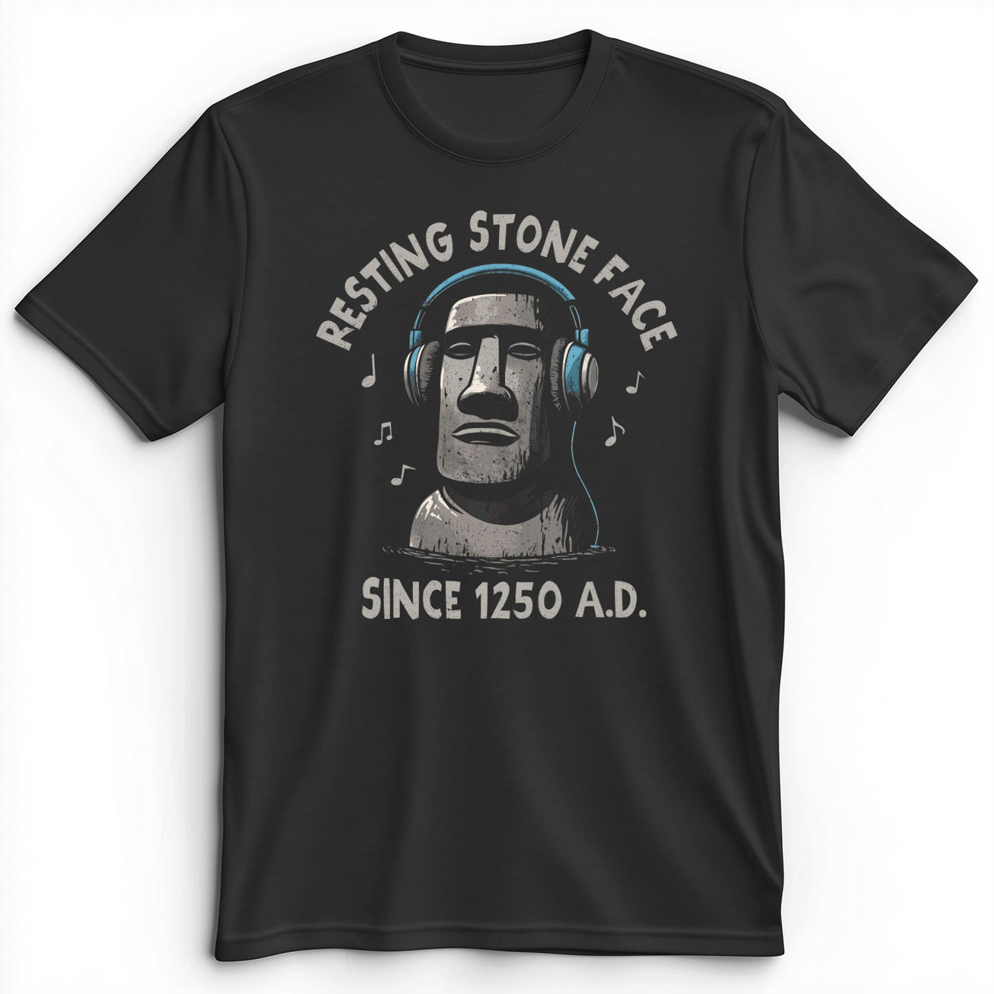 Easter Island Premium Tee Dark Grey Heather / S