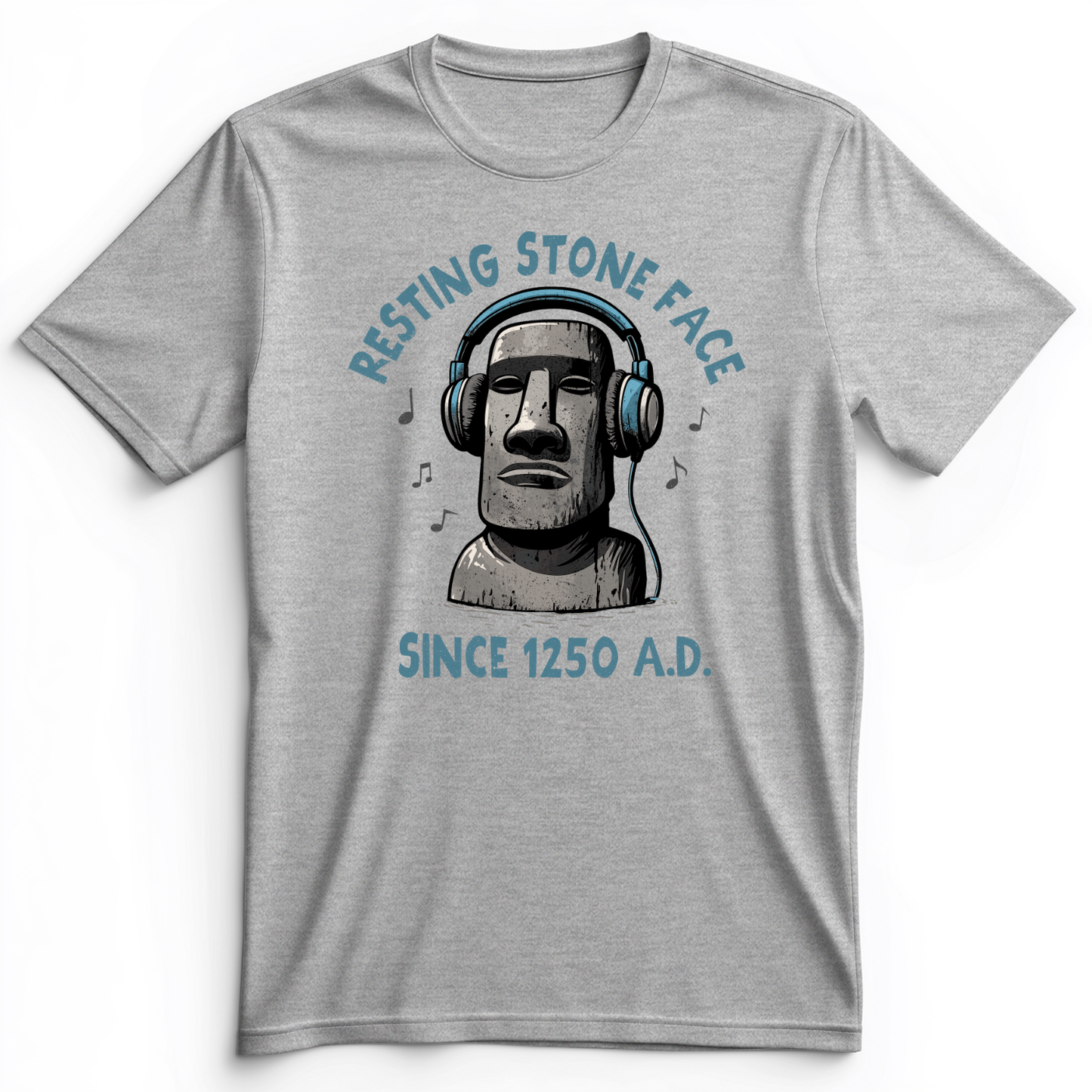 Easter Island Premium Tee Athletic Heather / S