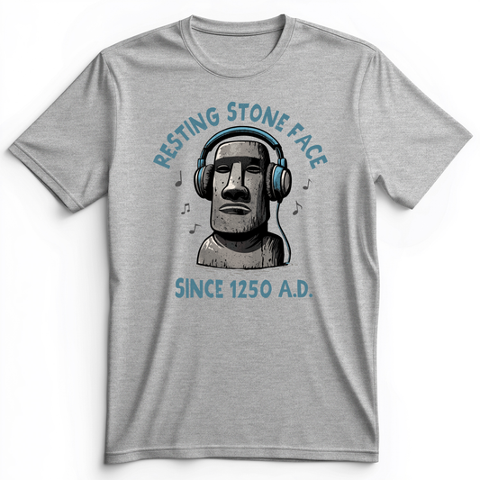 Easter Island Premium Tee Athletic Heather / S