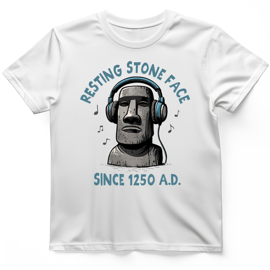 Easter Island T-Shirt White / S