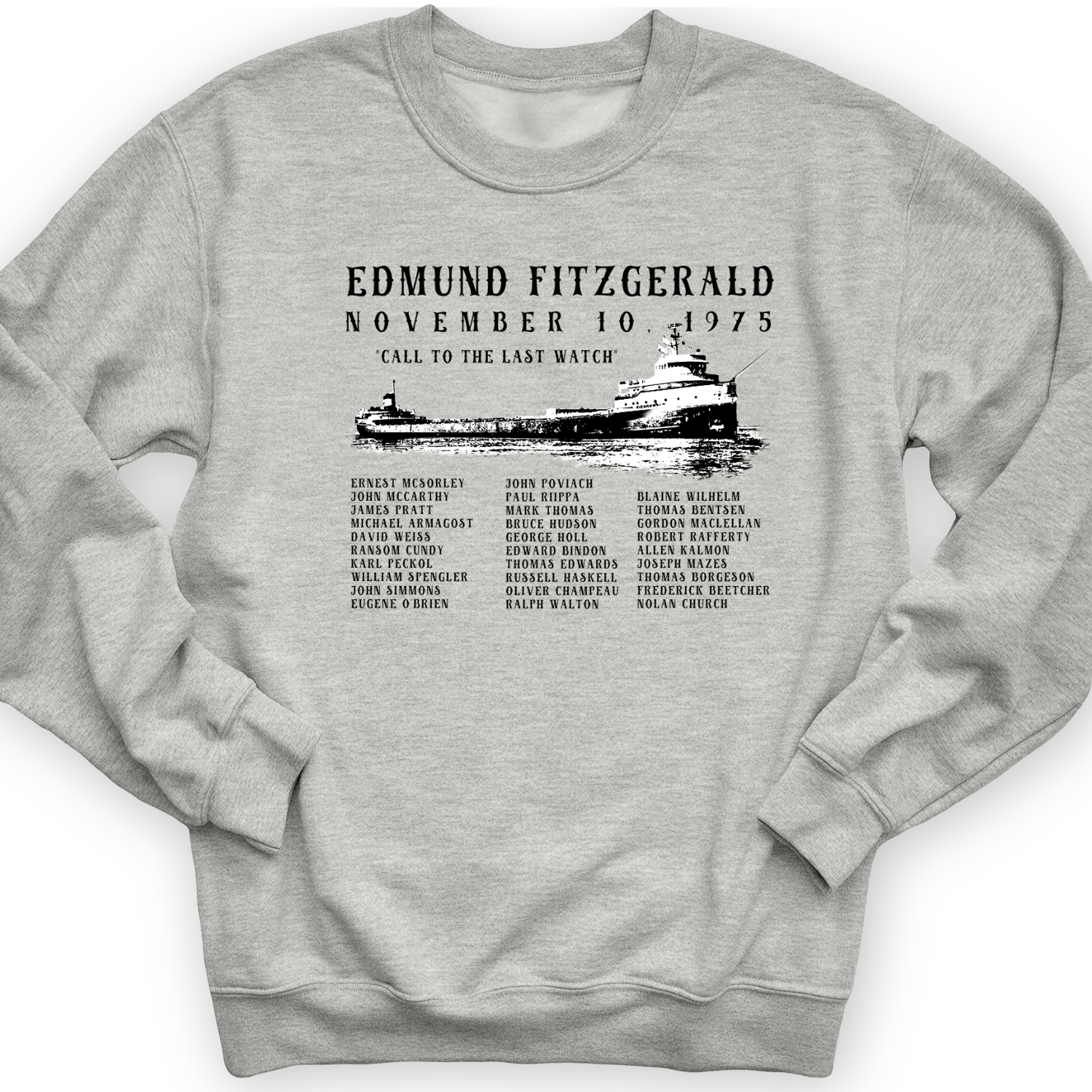 Edmund Fitzgerald Crewneck Sport Grey / S