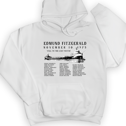 Edmund Fitzgerald Hoodie White / S