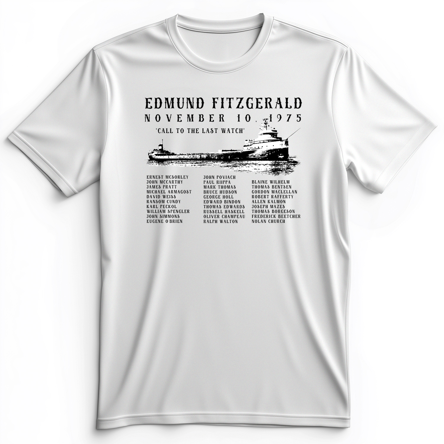 Edmund Fitzgerald Premium Tee White / S