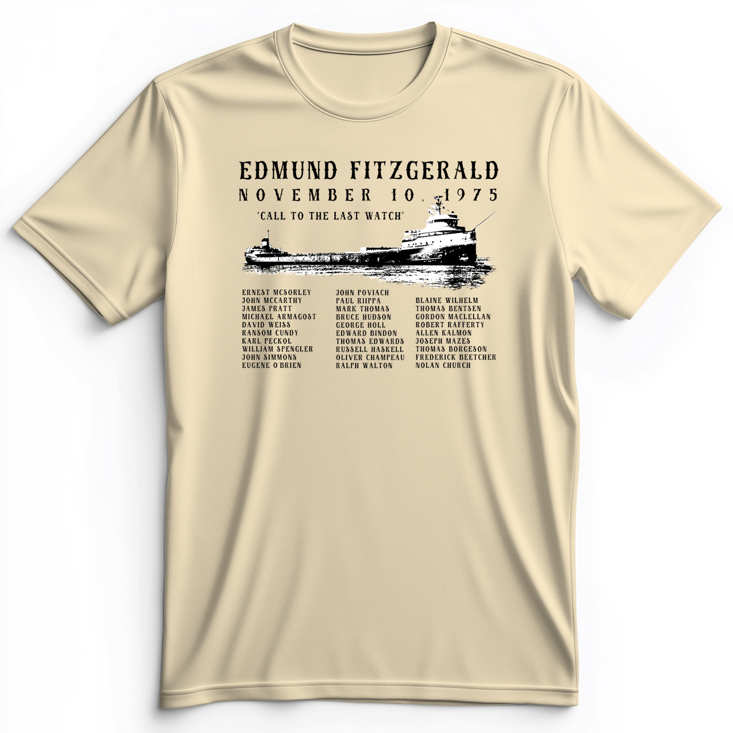 Edmund Fitzgerald Premium Tee Natural / S