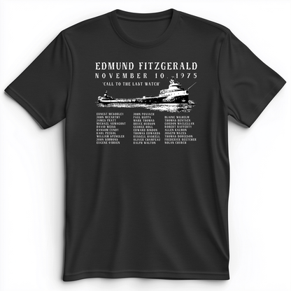 Edmund Fitzgerald Premium Tee Dark Grey Heather / S