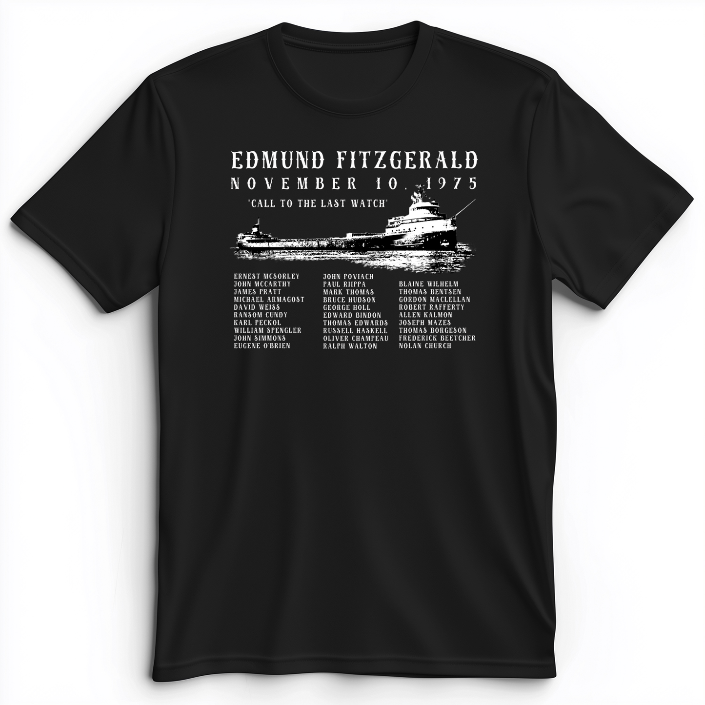 Edmund Fitzgerald Premium Tee Black / S