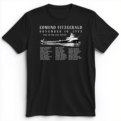 Edmund Fitzgerald Premium Tee Black / S