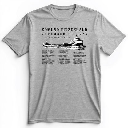 Edmund Fitzgerald Premium Tee Athletic Heather / S