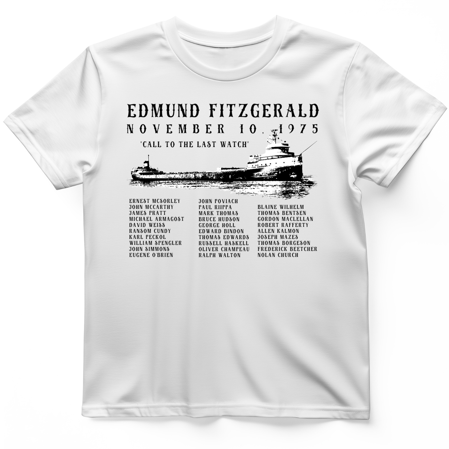 Edmund Fitzgerald T-Shirt White / S
